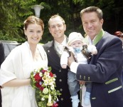 Hochzeit der beiden Dancing Stars Sabine "Zabine" Kapfinger und Alexander Zaglmaier